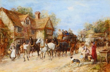 馬を変える ヘイウッド・ハーディ乗馬 Oil Paintings